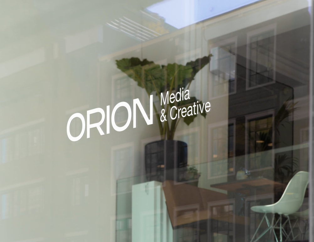 Identité visuelle — Orion Media & Creative, réalisé par Anas Fahmioui, graphiste freelance