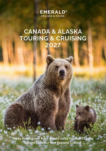 Emerald Canada & Alaska Touring & Cruising 2027 brochure cover