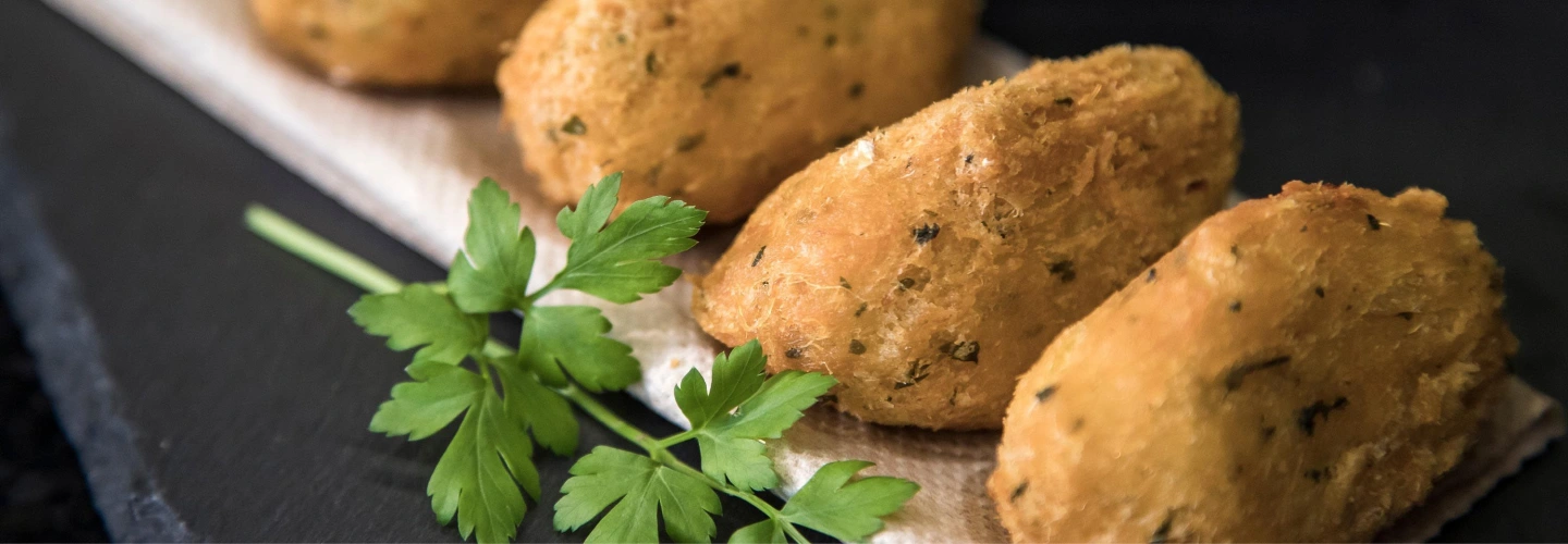 ECRC Portuguese Bolinhos de bacalhau