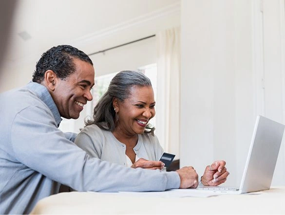 Travel Mature Couple Laptop