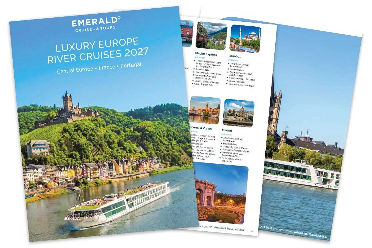 Emerald Luxury Europe River Cruises 2027 Brochure