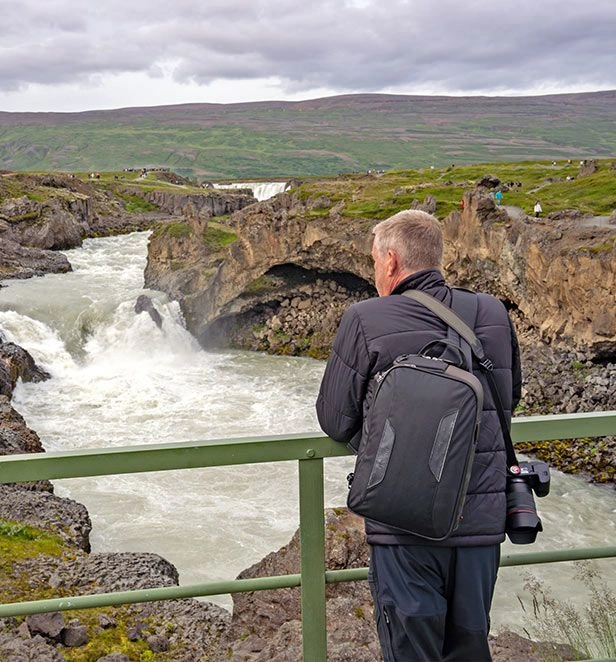 Waterfall Iceland Nacho Videographer Godafoss