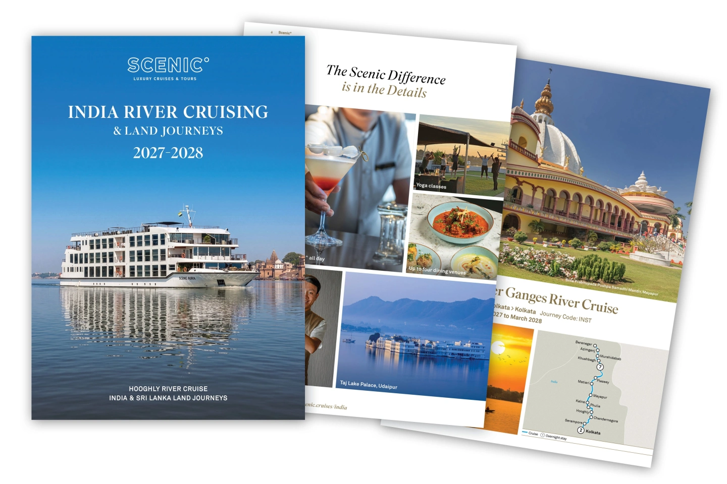 India River Cruising & Land Journeys 2027-2028 booklet cover