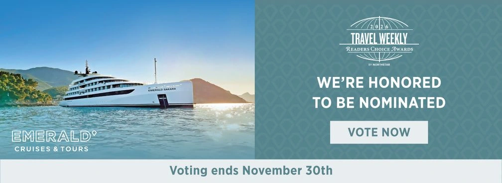 Emerald Cruises Travel Weekly Readers Choice