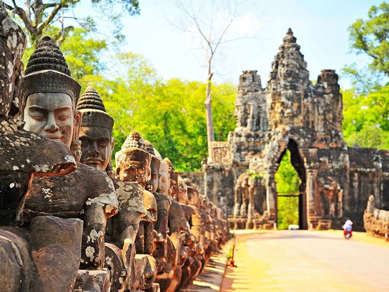 South Gate of Angkor Thom, Cambodia