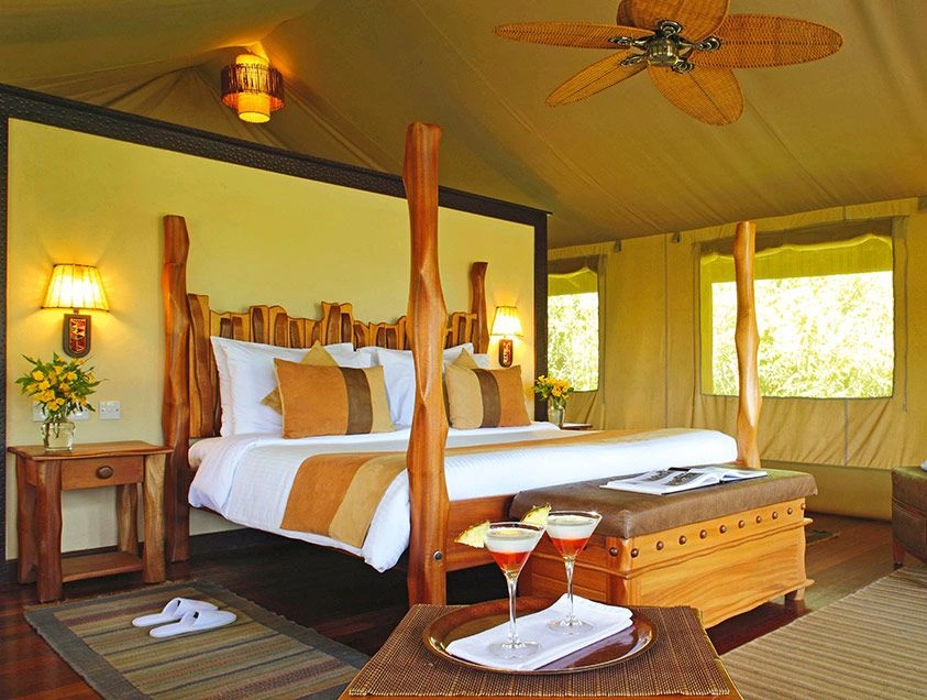 Tent Accommodation at the Sarova Mara Game Camp, Kenya