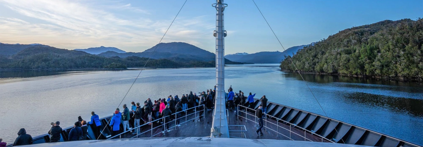 Views of the Chilean Fjords from the Scenic Eclipse