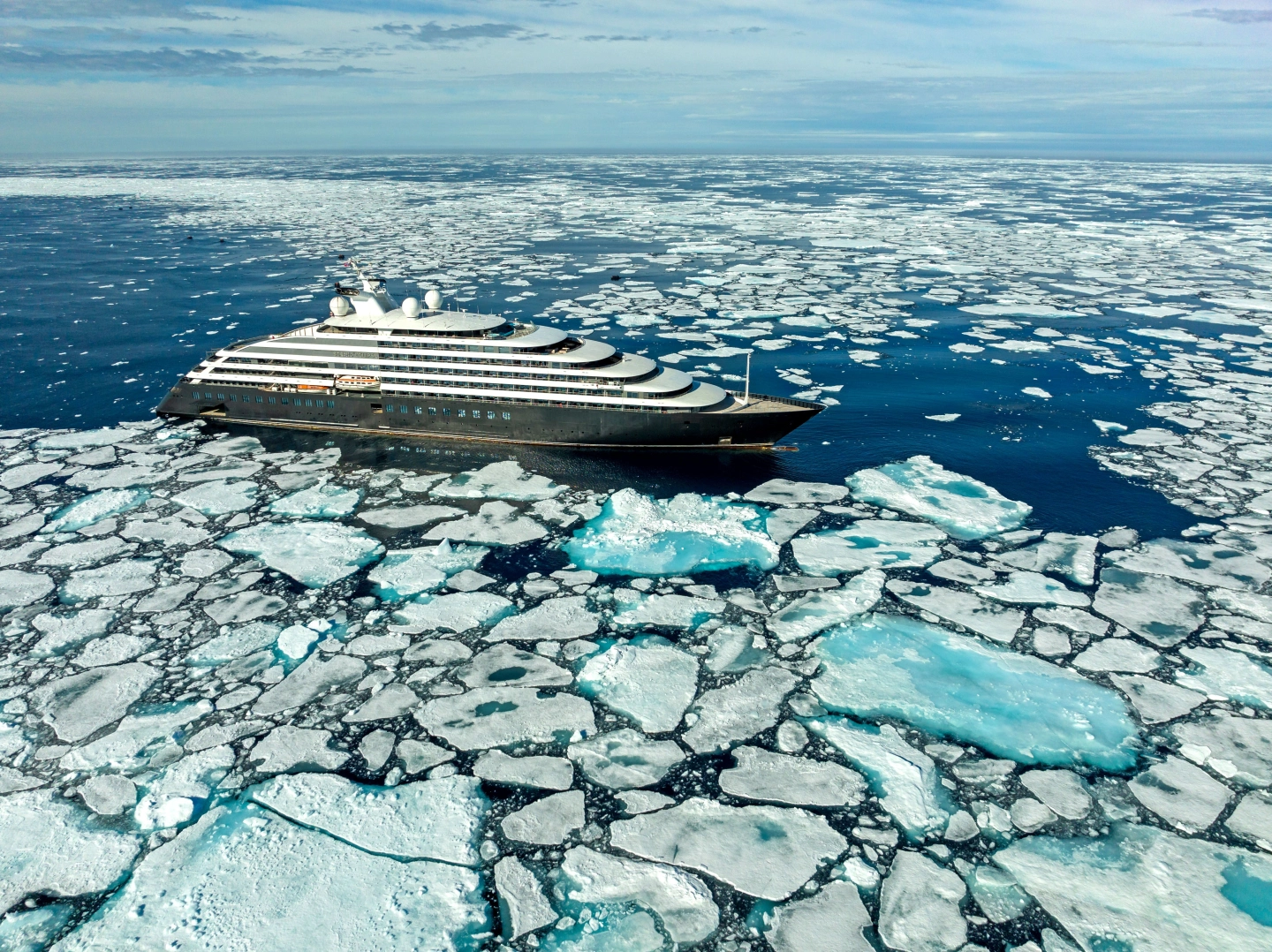 Ice Cruising in international waters