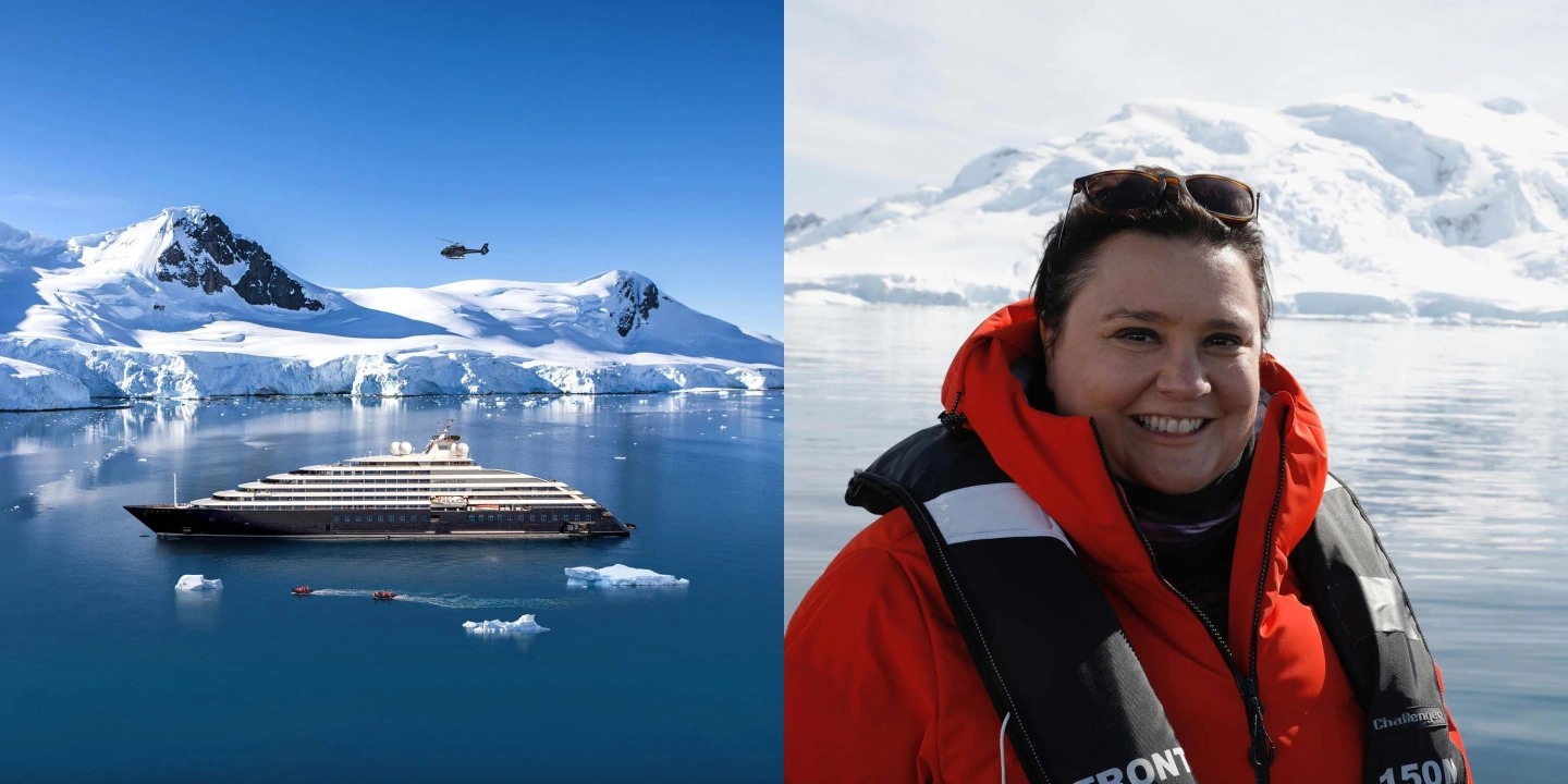 Susan Calman in Antarctica with Scenic Eclipse