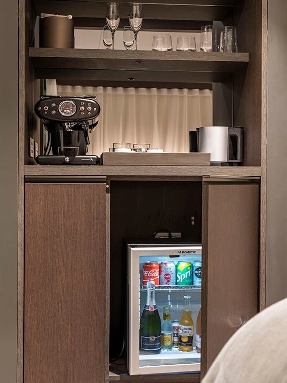 Mini Bar in Spa Suite