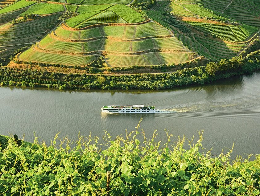 Scenic Azure Douro Valley Portugal
