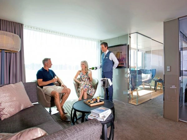 Butler service in Royal Owners Suite, Scenic Diamond
