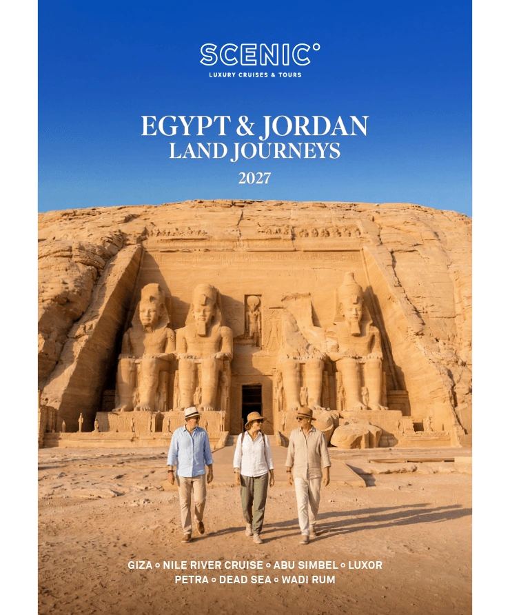 Egypt & Jordan Land Journeys 2027 Brochure Cover