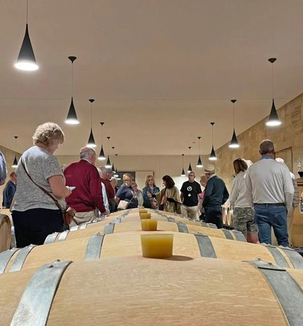 Bordeaux wine cellar, France