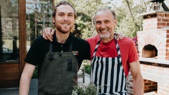 Chef Michael and Oscar Bonacini