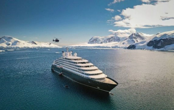 Scenic Eclipse in Antarctica
