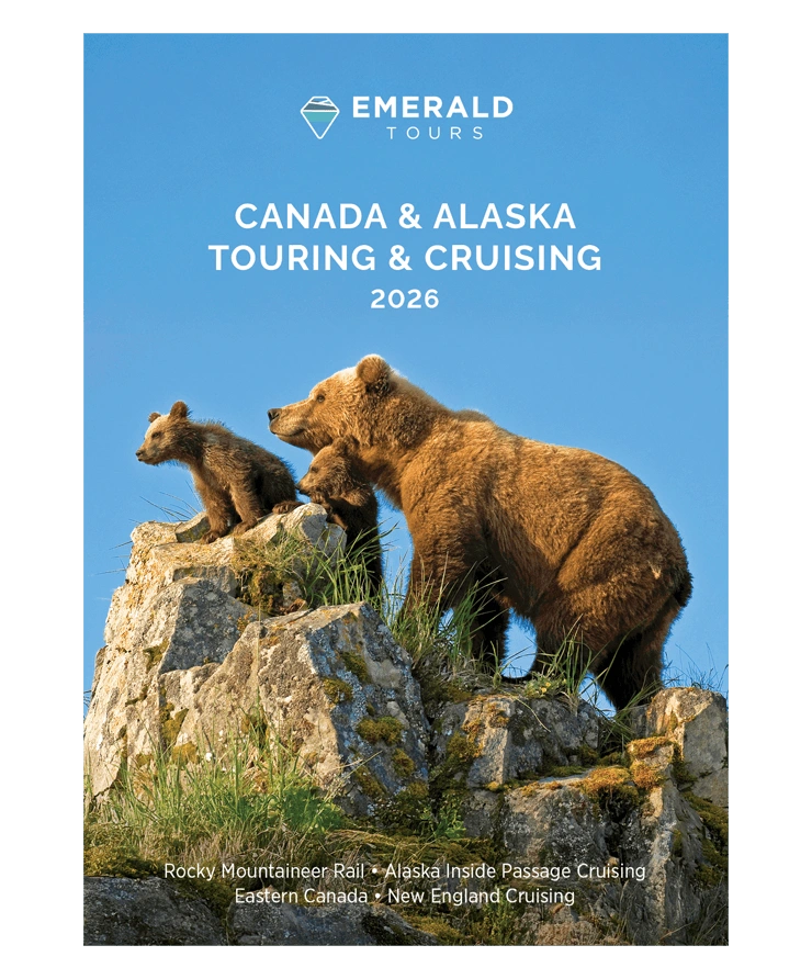 Emerald Canada & Alaska Touring & Cruising 2026 brochure cover