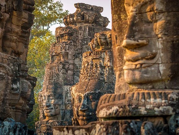 Emerald Cruises, Cambodia, Siem Reap Bayon Temple