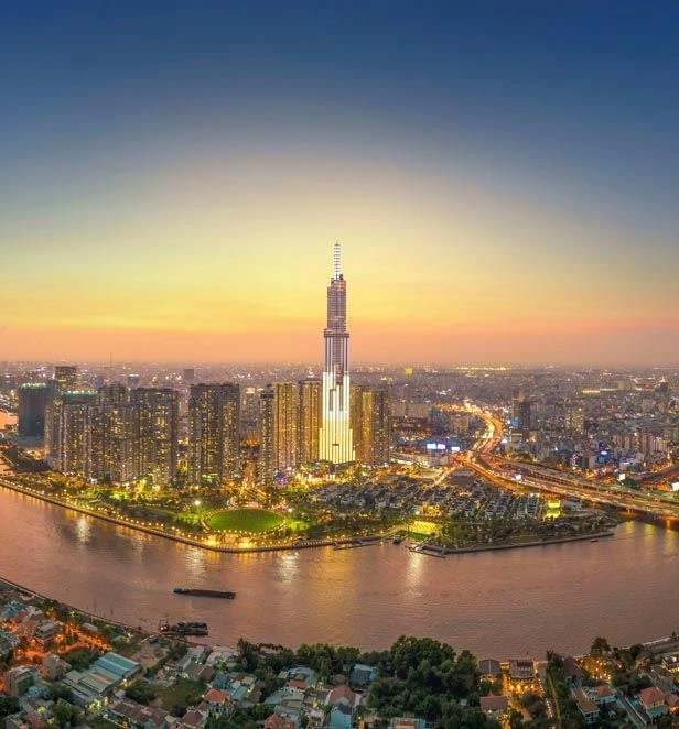 Ho Chi Minh City Sunset Landscape