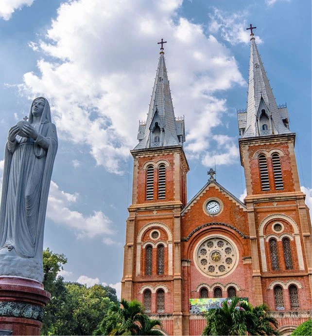 Notre Dame Cathedral HoChiMinh City Vietnam