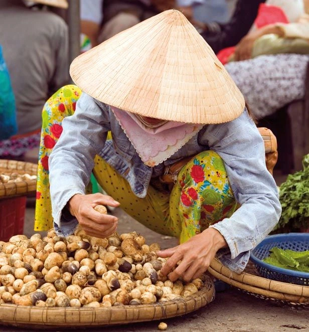 Street markets Ho, Chi Minh City Vietnam