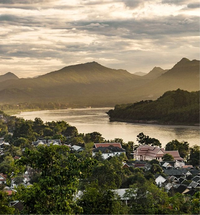 Sunset Luang Prabang Laos
