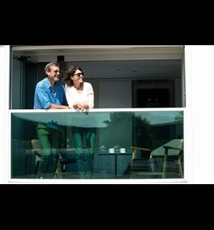 Professional massage bed, with soft towels, oils, and creams