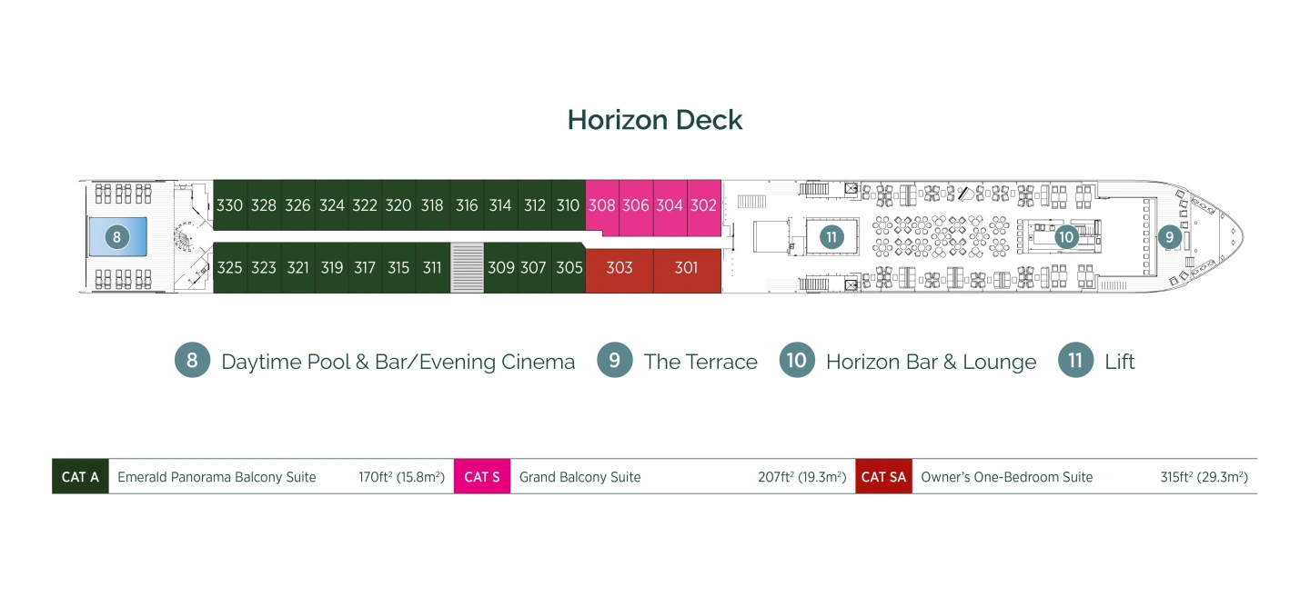 Deck Plans Liberte Horizon Deck