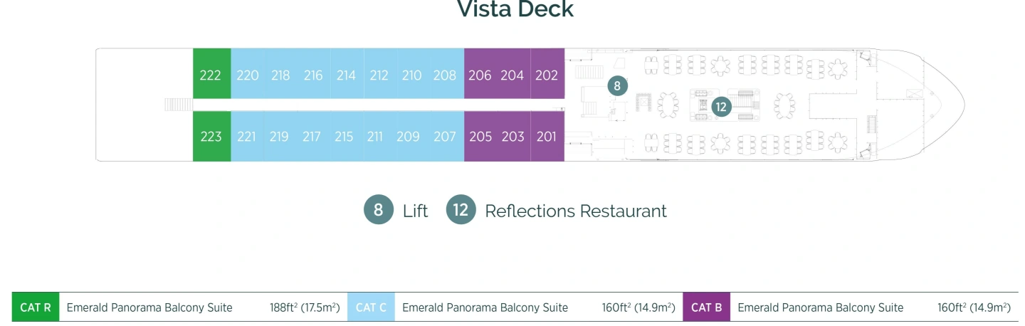 DeckPlans Radiance Vista Deck