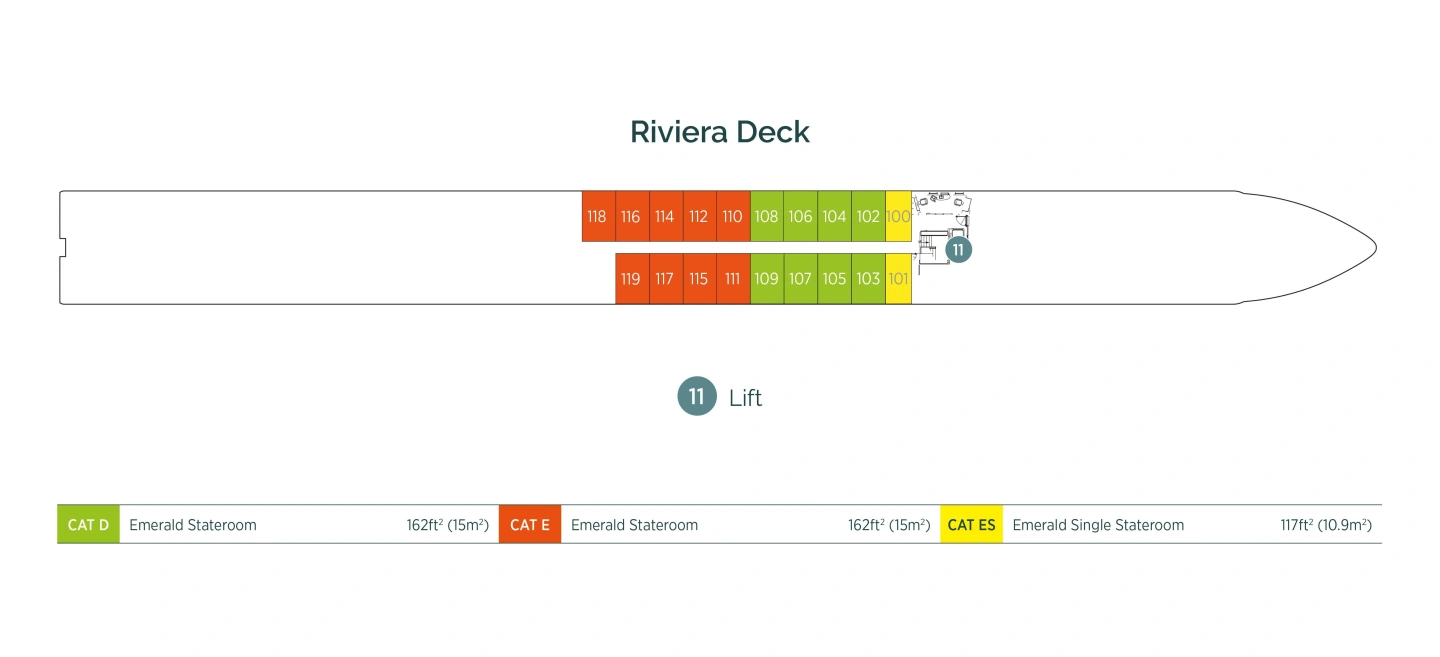 Deck Plans RMD Riviera Deck