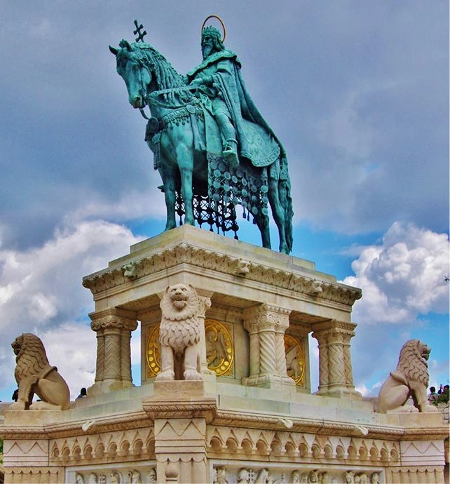 Statue StStephen Budapest Hungary