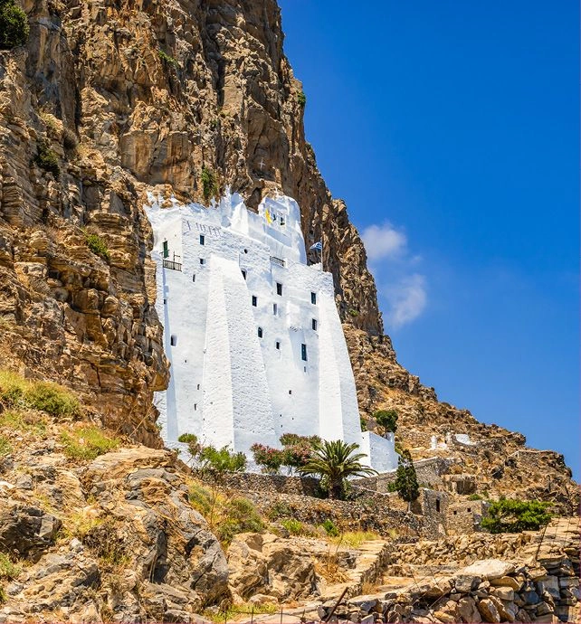 Hozoviotissa Monastery Amorgos Greece