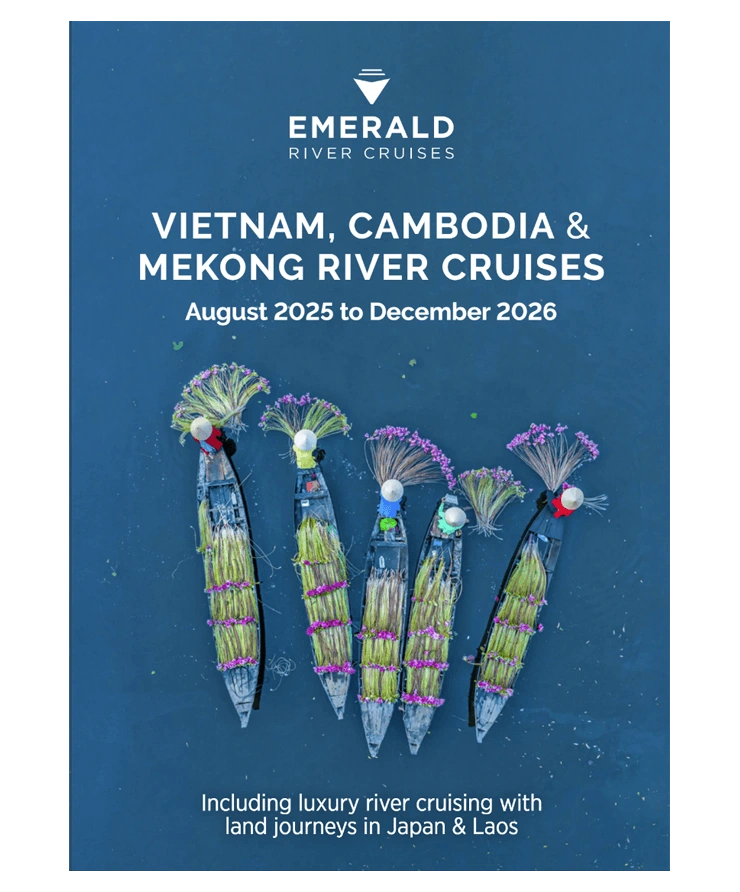Emerald Cruises Asia River Cruising Brochure Cover
