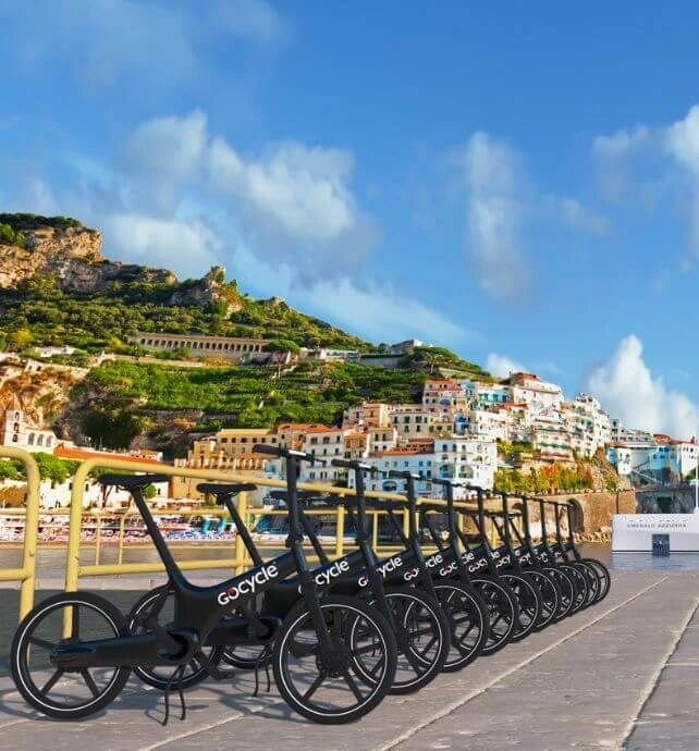 Emerald Azzurra with GoCycle bikes