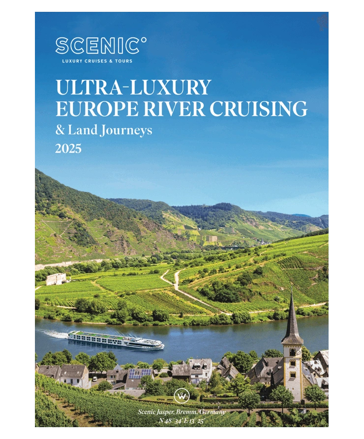 Scenic Europe River Cruising 2025 Brochure Cover