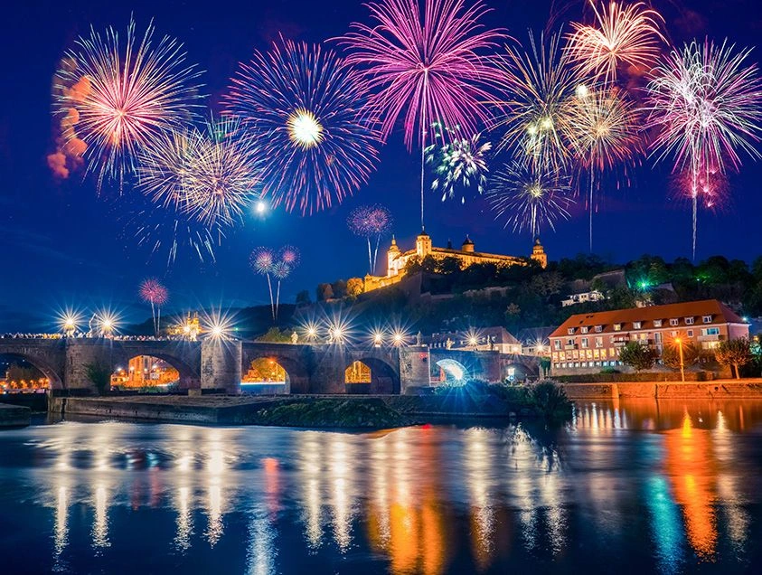 Fireworks in Europe