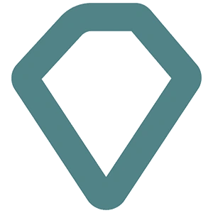 Emerald Cruises teal diamond logo