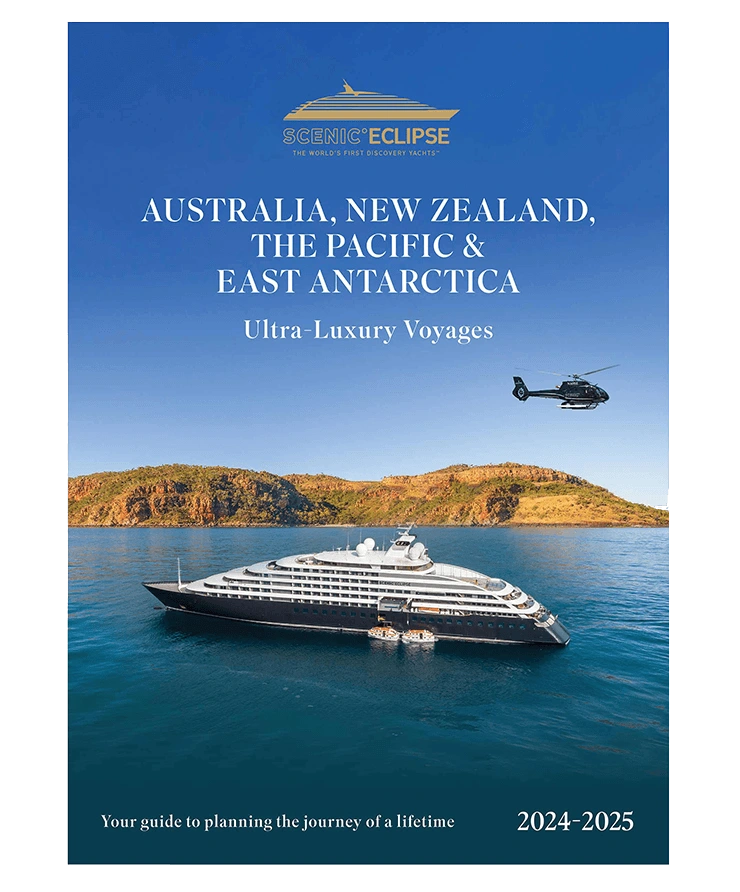 Scenic Eclipse Oceania Destination Guide Brochure 2025-2027 Brochure Cover