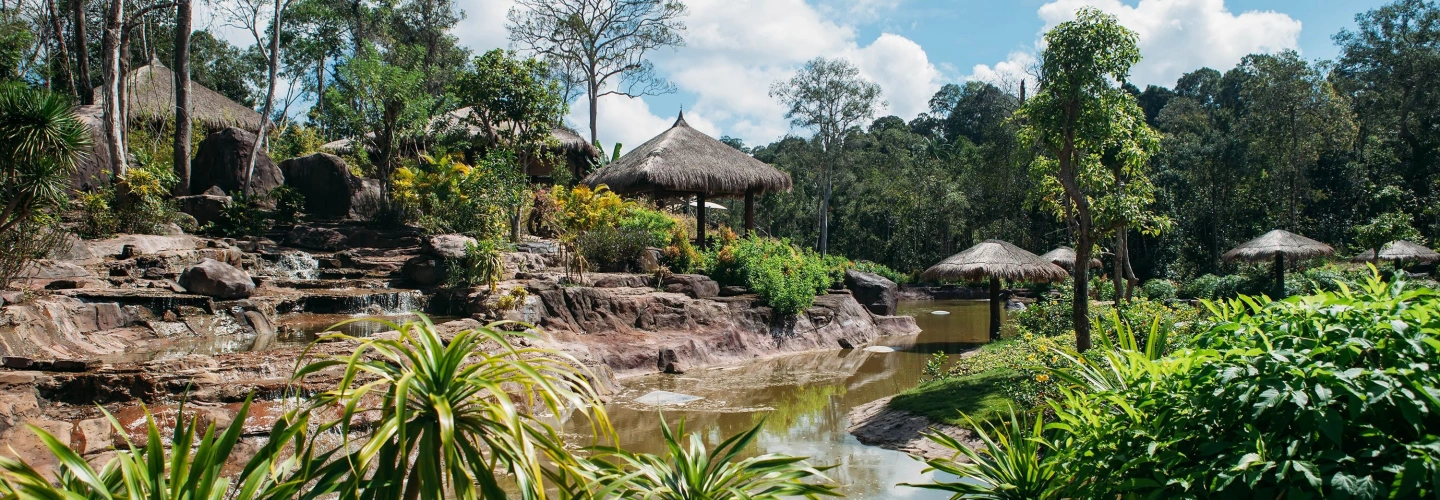 Lush tropical nature on Phu Quoc Island