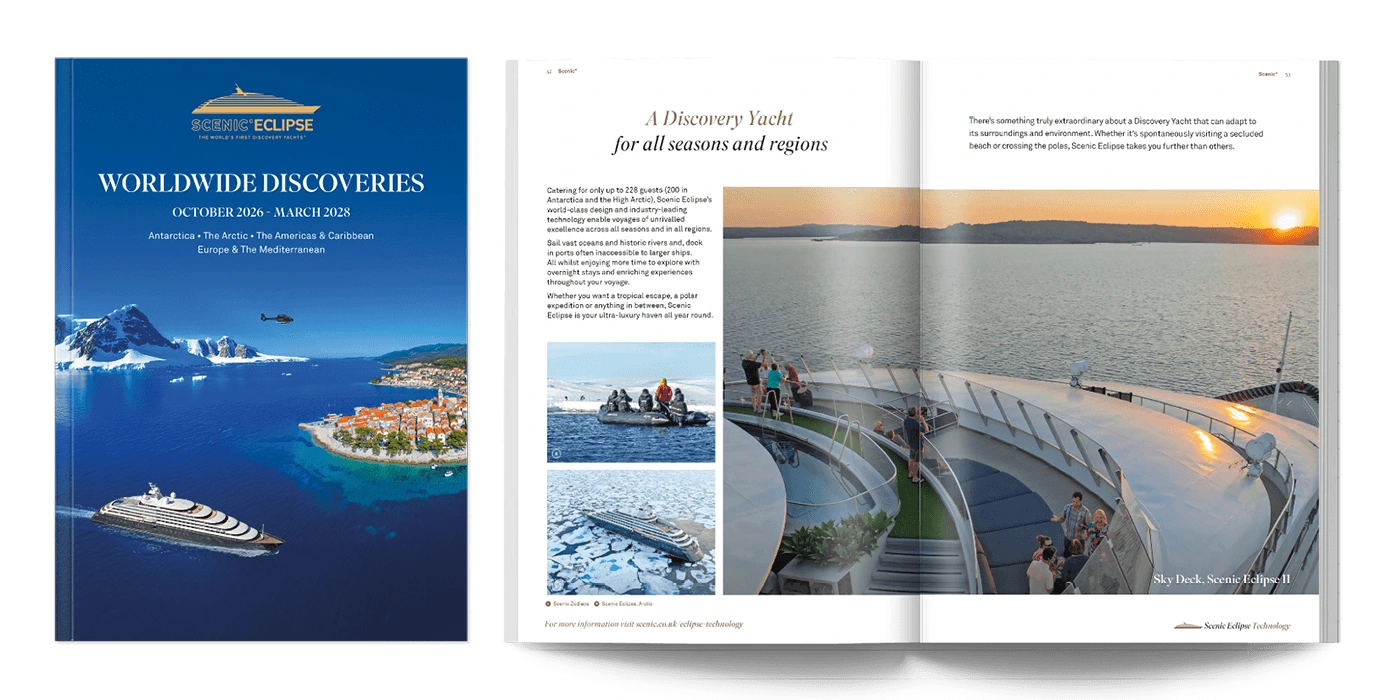 Scenic Eclipse Worldwide Discoveries 2026-2028 Brochure