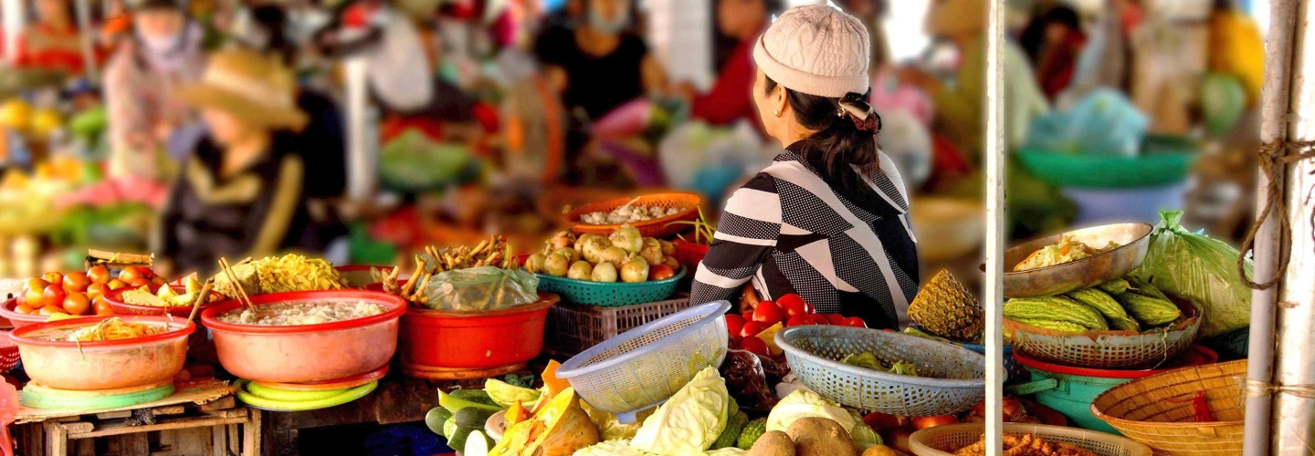Local market Hoi An Vietnam