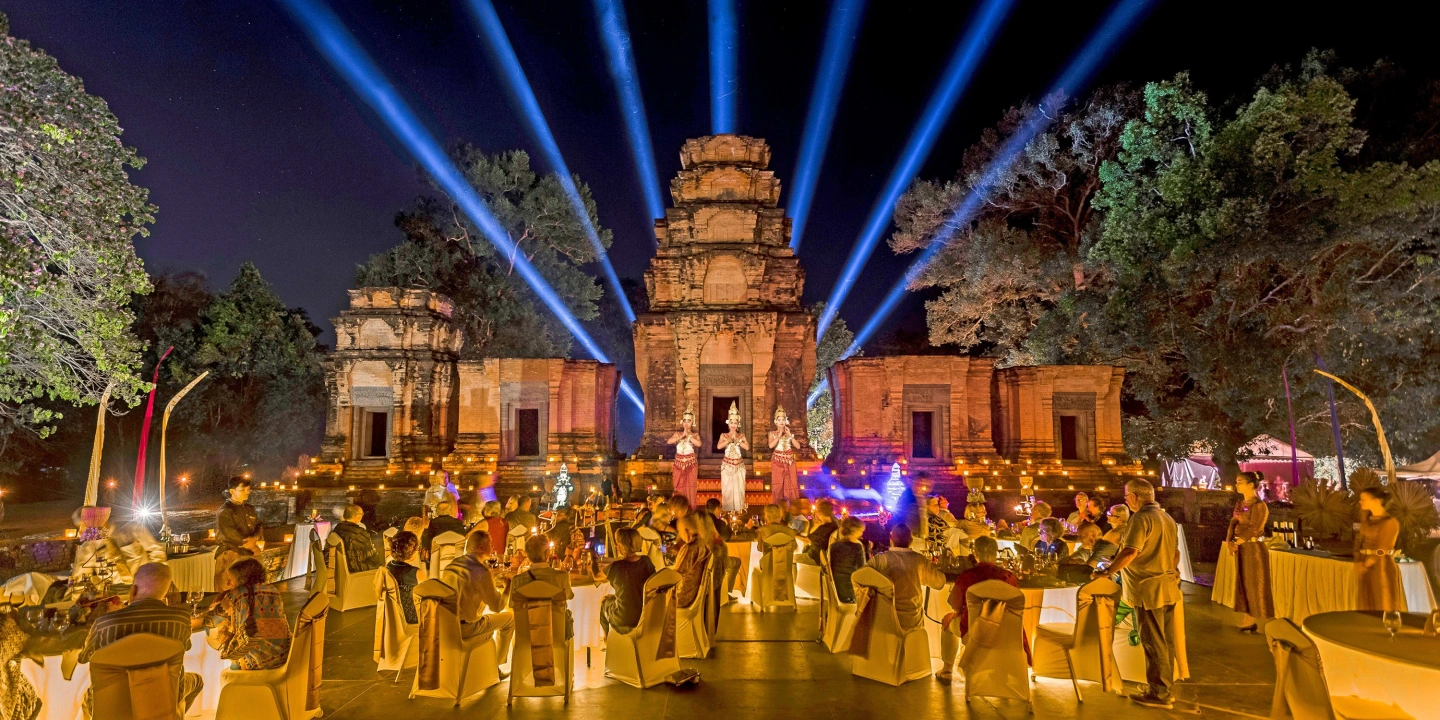 Angkor Temple gala dinner, Cambodia