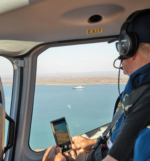 Scenic Eclipse Helicopter Kimberley