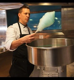 Chef Tom Cotton candy