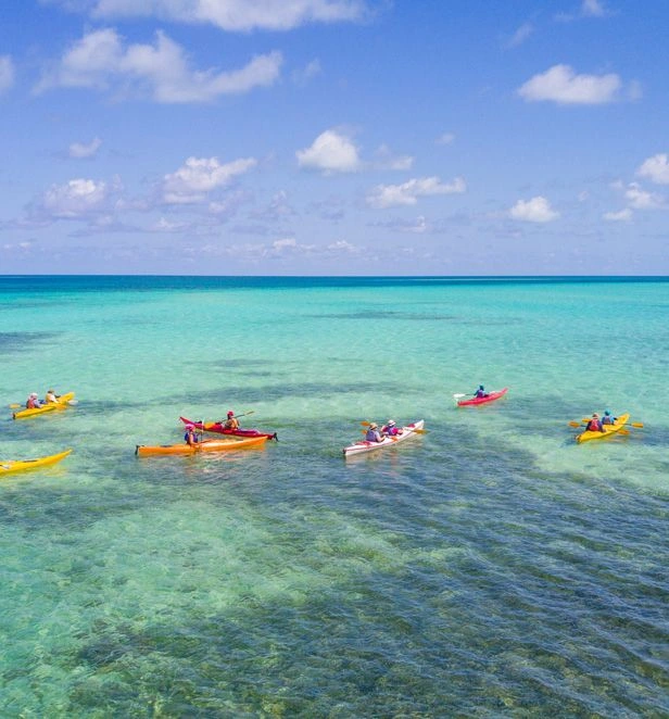 Kayaking in the Great Barrier Reef