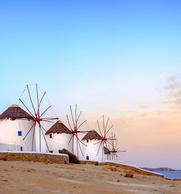 Mykonos windmills