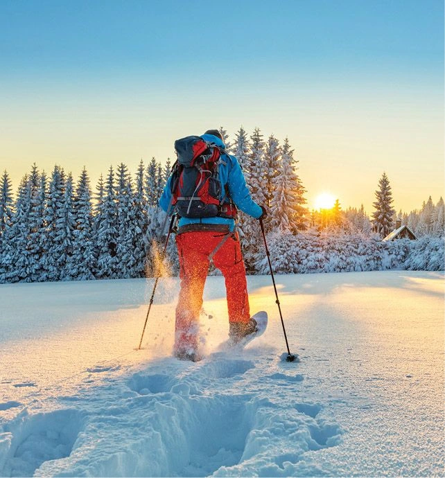Snowshoeing