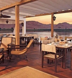View from the deck of your Nile river charter boat 