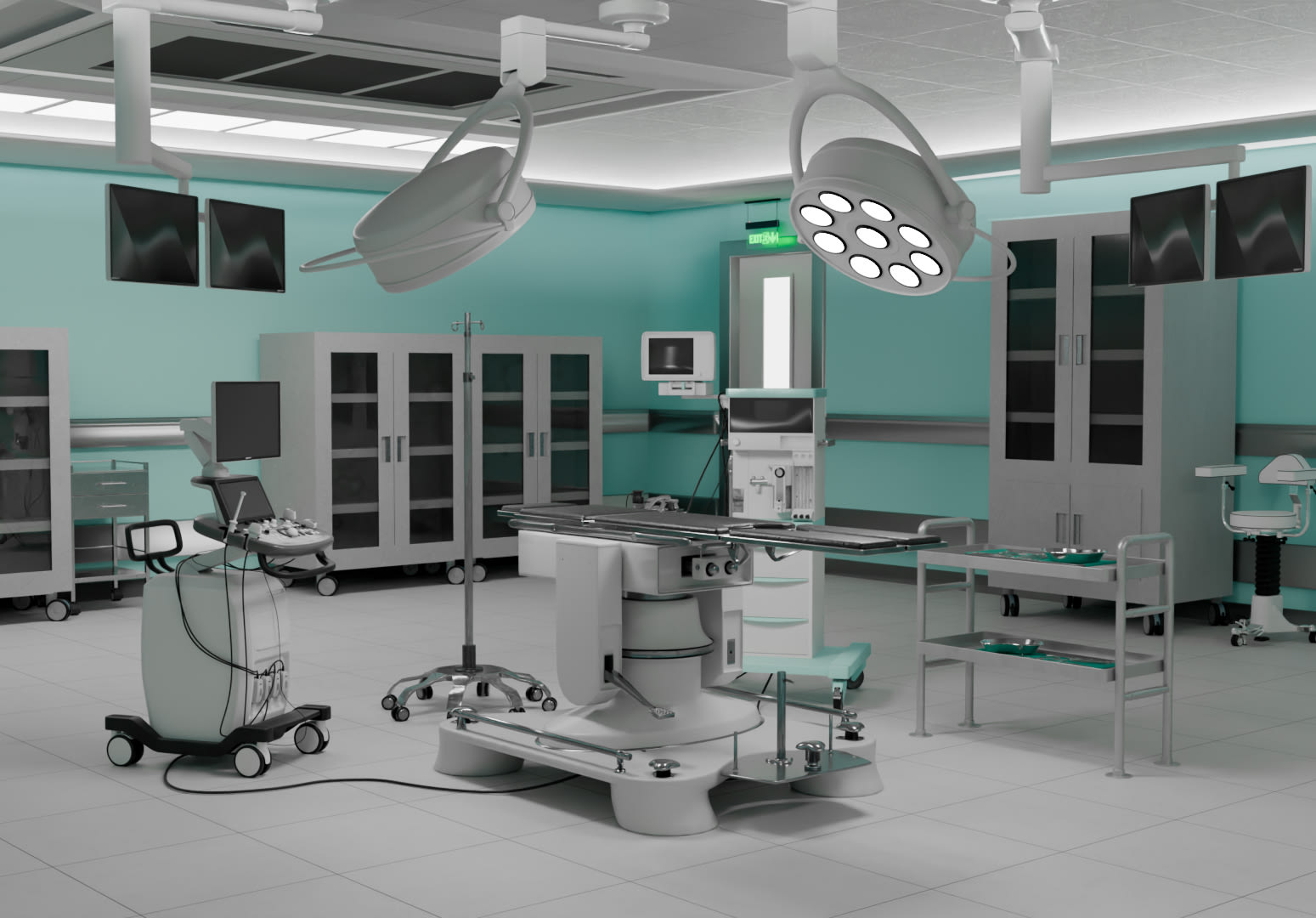 Immersive 3D-Operationssaal-Szene — imagen 1