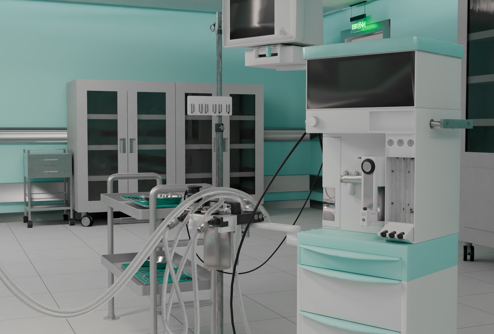 Immersive 3D-Operationssaal-Szene — imagen 3